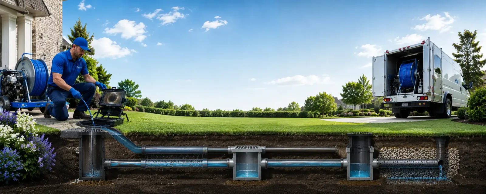 Outdoor drain cleaning information for Vinton, OH